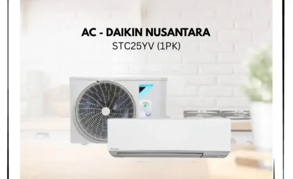 AC DAIKIN NUSANTARA FTC25YV14 1 PK + PASANG + MATERIAL DAN BERGARANSI