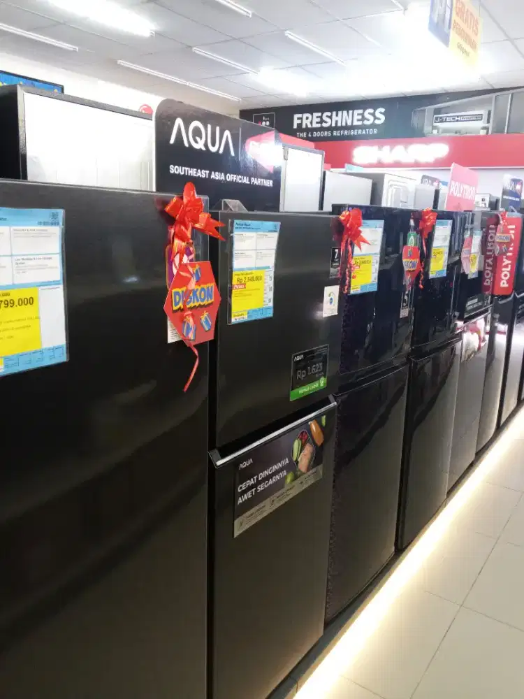 KULKAS AQUA 47 Watt 185L