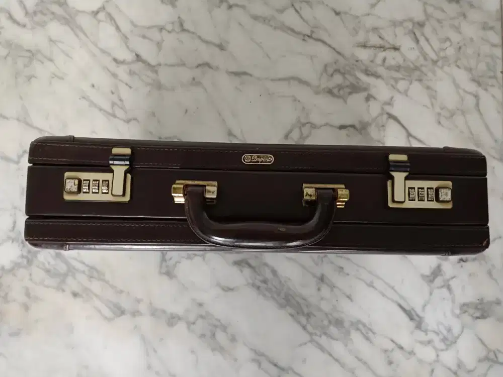 Vintage Dupont leather briefcase