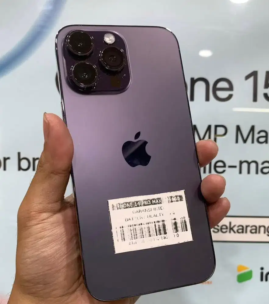 iPhone 14 Pro Max 256GB Garansi Resmi iBox Mulus Like New
