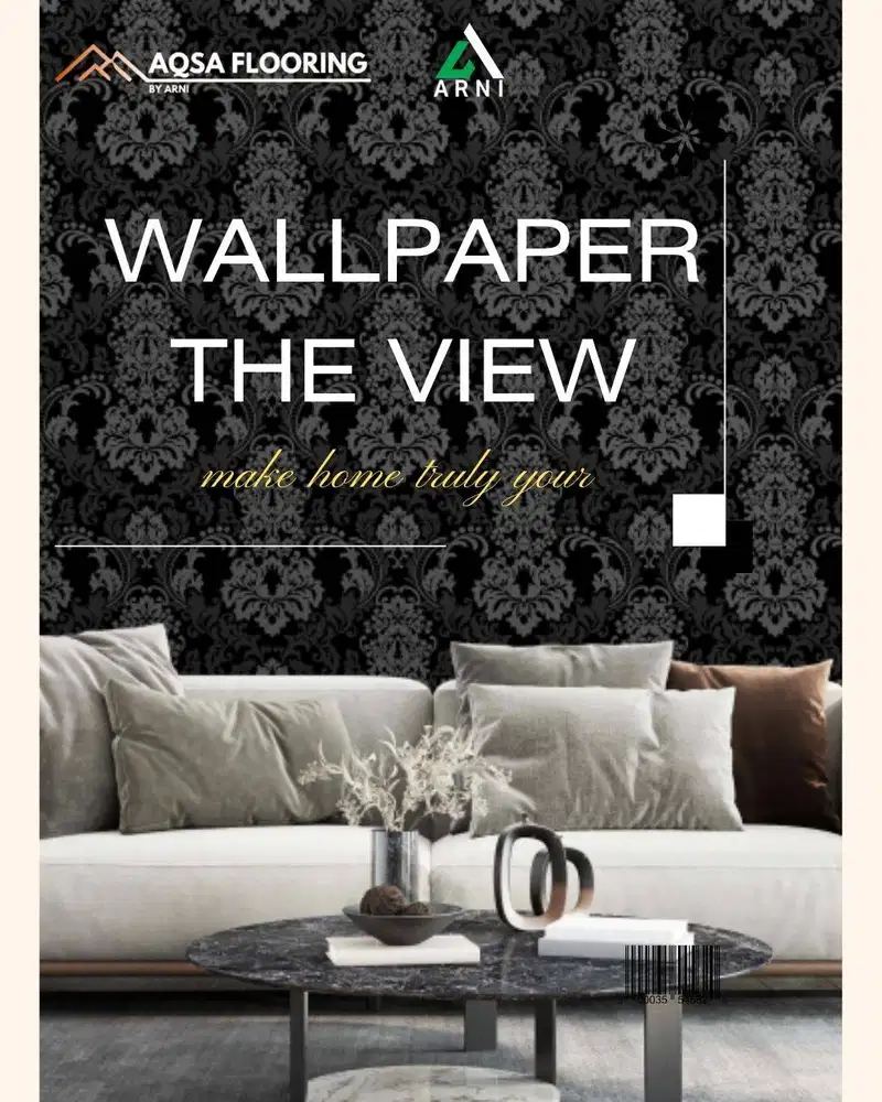WALLPAPER THE VIEW | 5 m x 5 m & 10 m x 5 m | BERBAGAI PILIHAN MOTIF