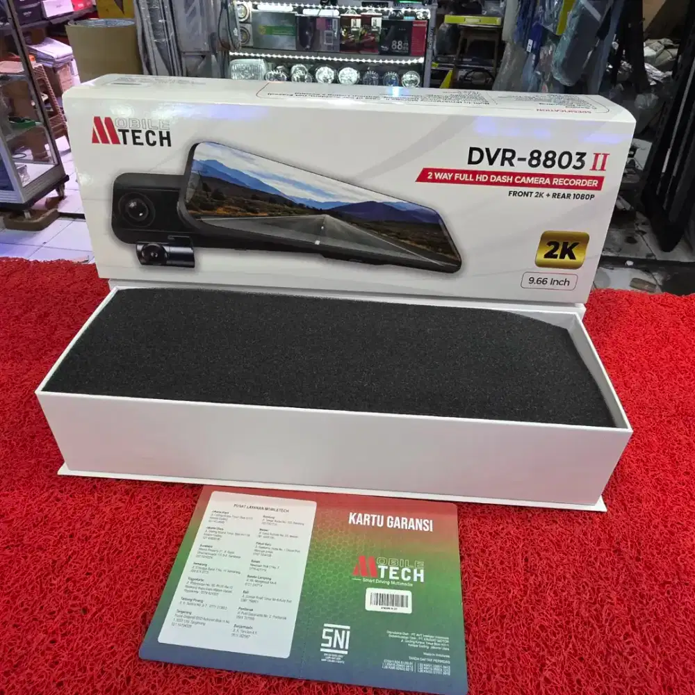 MTECH DVR 8803 II Camera Recorder 2 Way Full HD FRONT 2K+REAR 1080P