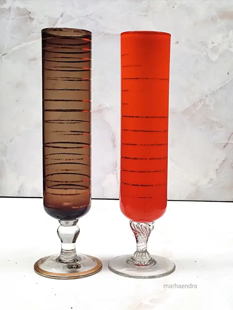 Gelas mewah vintage antik jadul