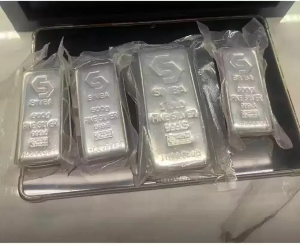 Di jual perak Simba 500 gram ori plus sertifikat nya