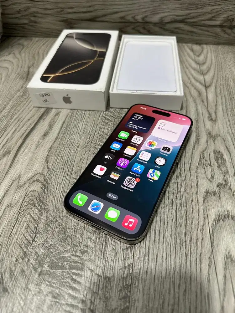Iphone 16 Pro 256gb Natural IBOX Garansi On Oktober 2026