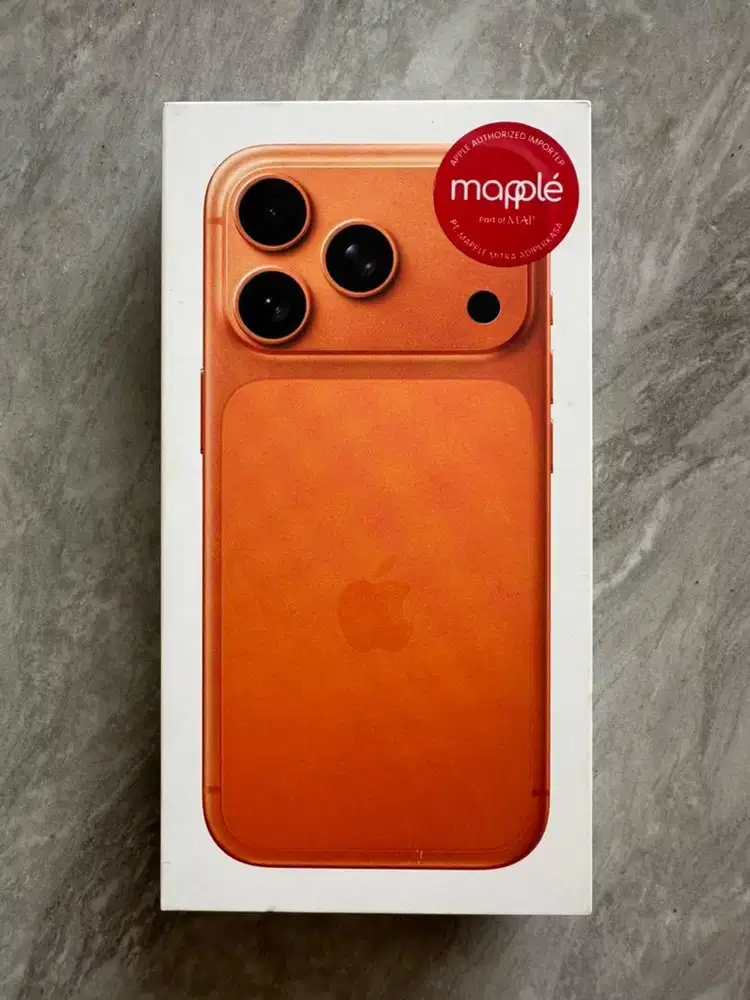 Iphone 17 pro 256 ORANGE. BARU belum bukak segel