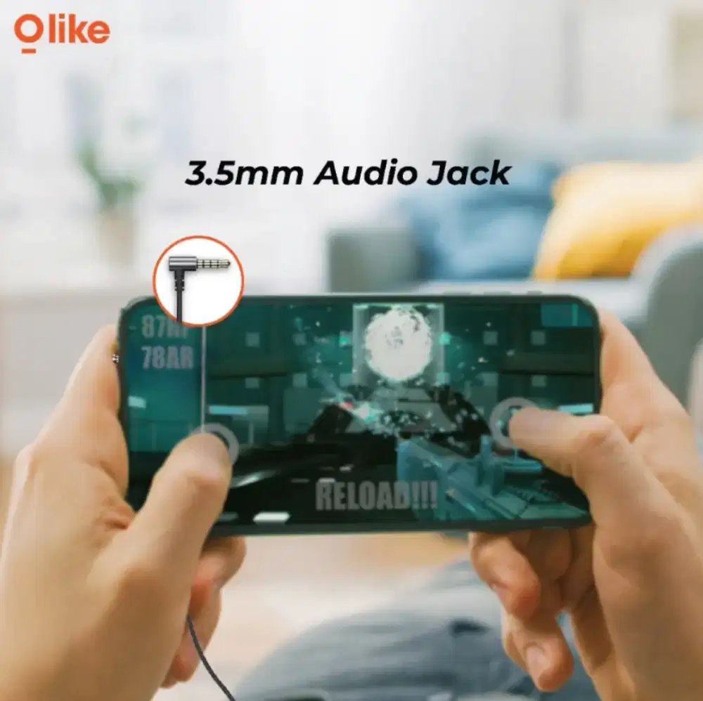 Headset kabel merk OLIKE E13