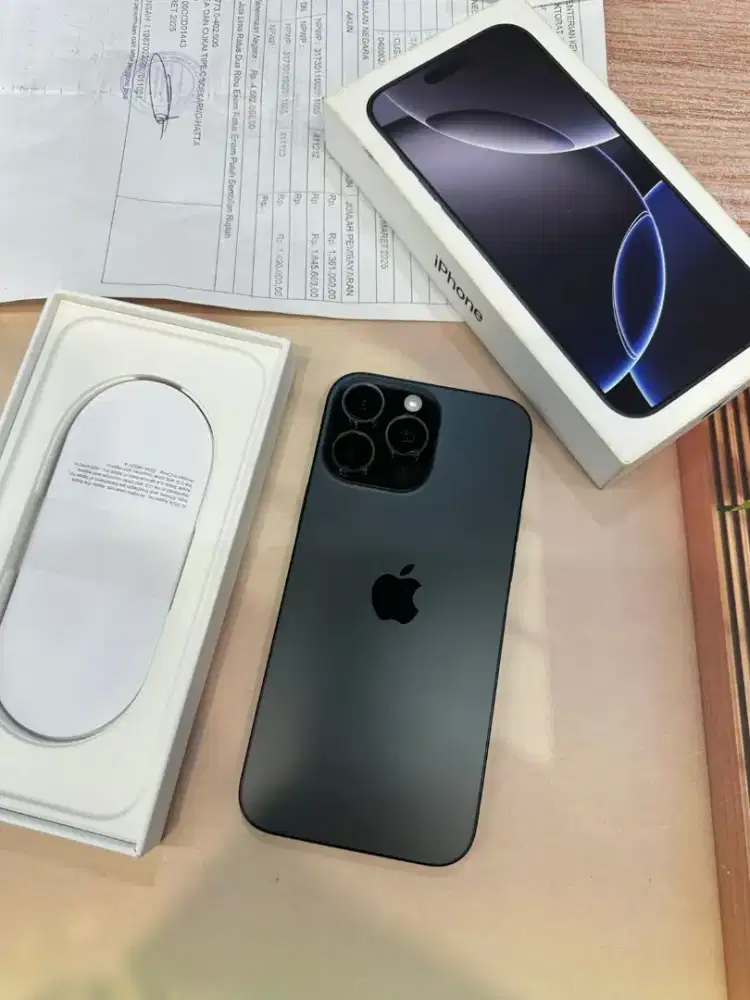 iPhone 16 Pro Max 256GB Black Ex inter dualsim cukai bh 89%