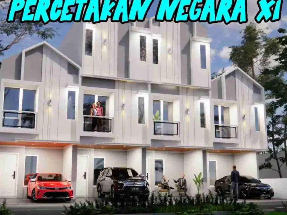 Di Jual Rumah Percetakan Negara 2 Lantai Bangunan Baru Dengan Harga Kompetetetif