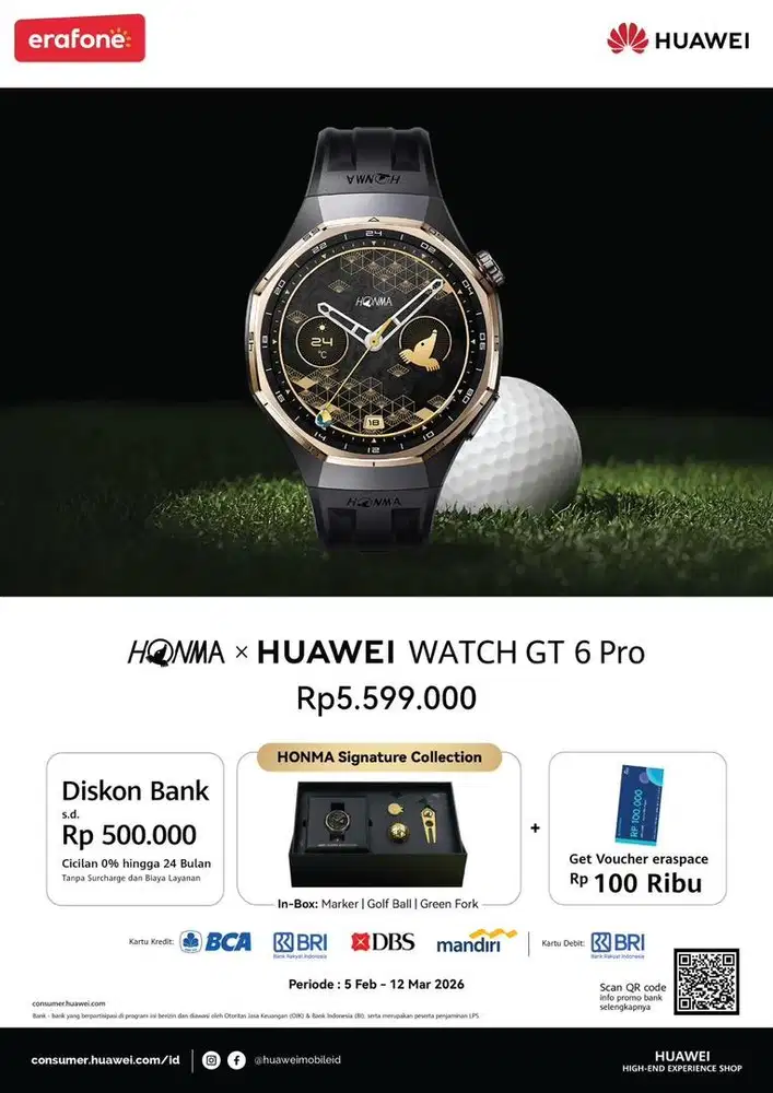 Honma x Huawei Gt6 pro
