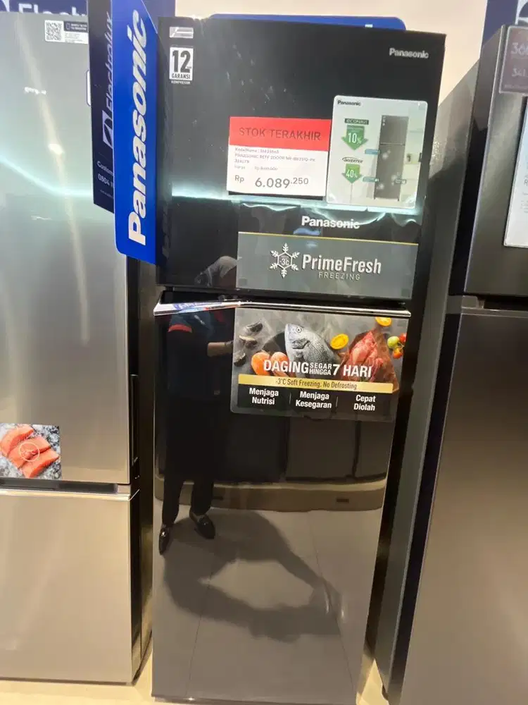 CLEARANCE SALE KULKAS 2DOOR PANASONIC 324L