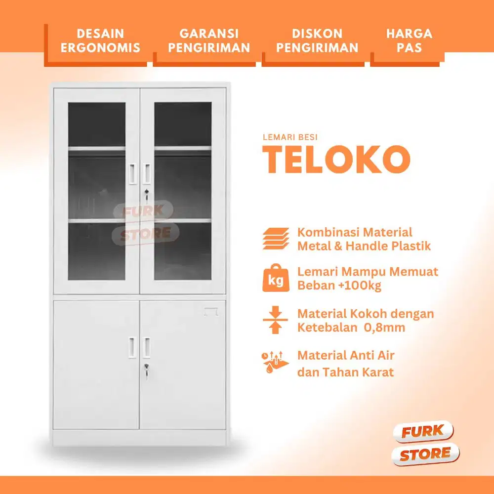 Lemari Besi Tipe TELOKO - Lemari Berkas | Lemari Besi Dokumen | Lemari
