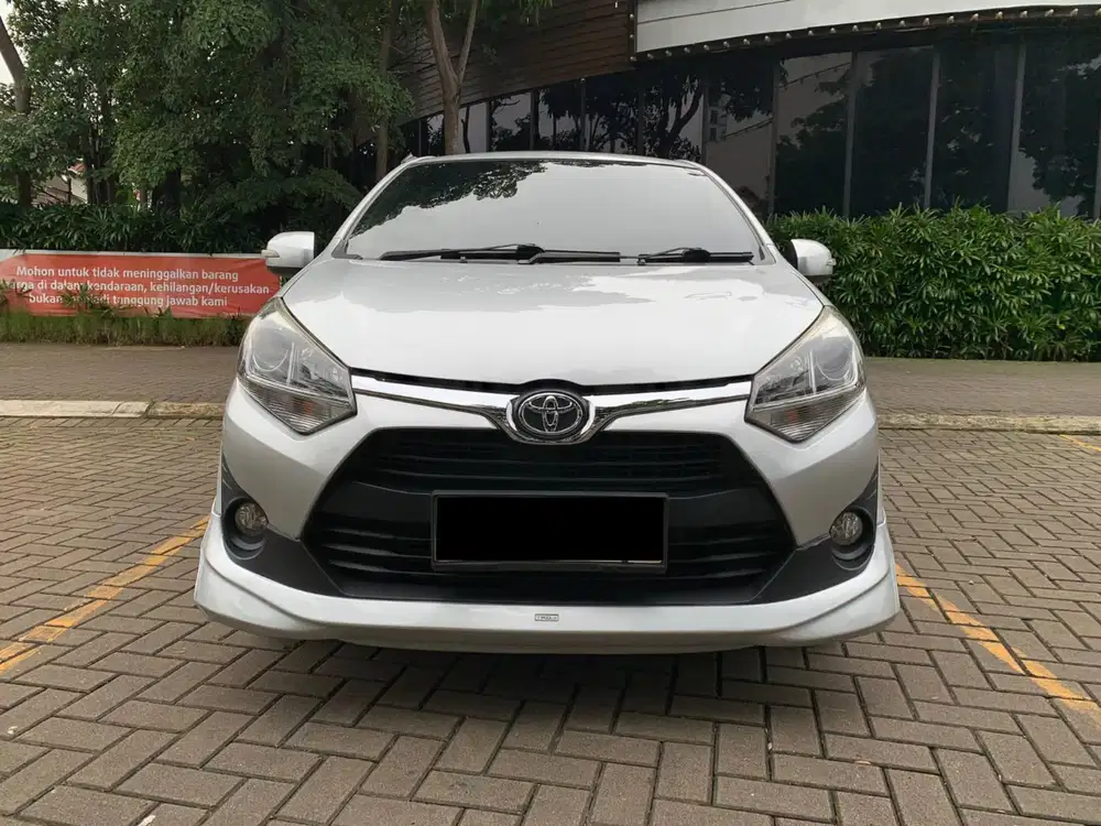 TERMURAH TOYOTA AGYA 1.2 TRD AT 2018 SILVER