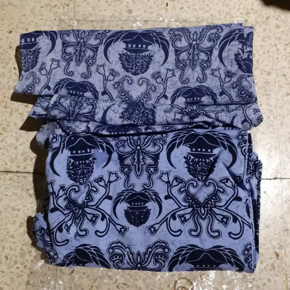 Kain bahan seragam korpri corak lama