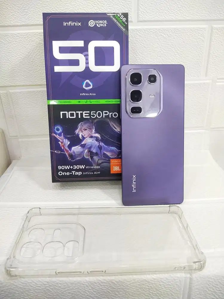 Infinix note 50 pro 8/256 grs 04/2026 full set original swgel