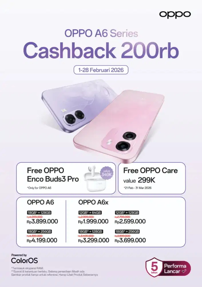 Promo Oppo A6x A6 Series