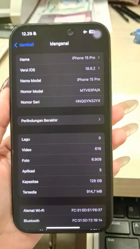 IPHONE 15 PRO 128GB ex IBox