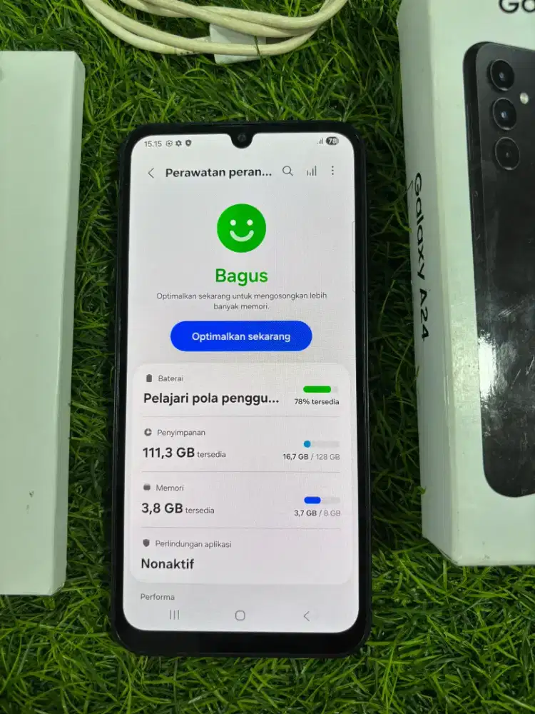 Samsung galaxy A24 8/128gb
Fullset 
Nominus 
Mulus