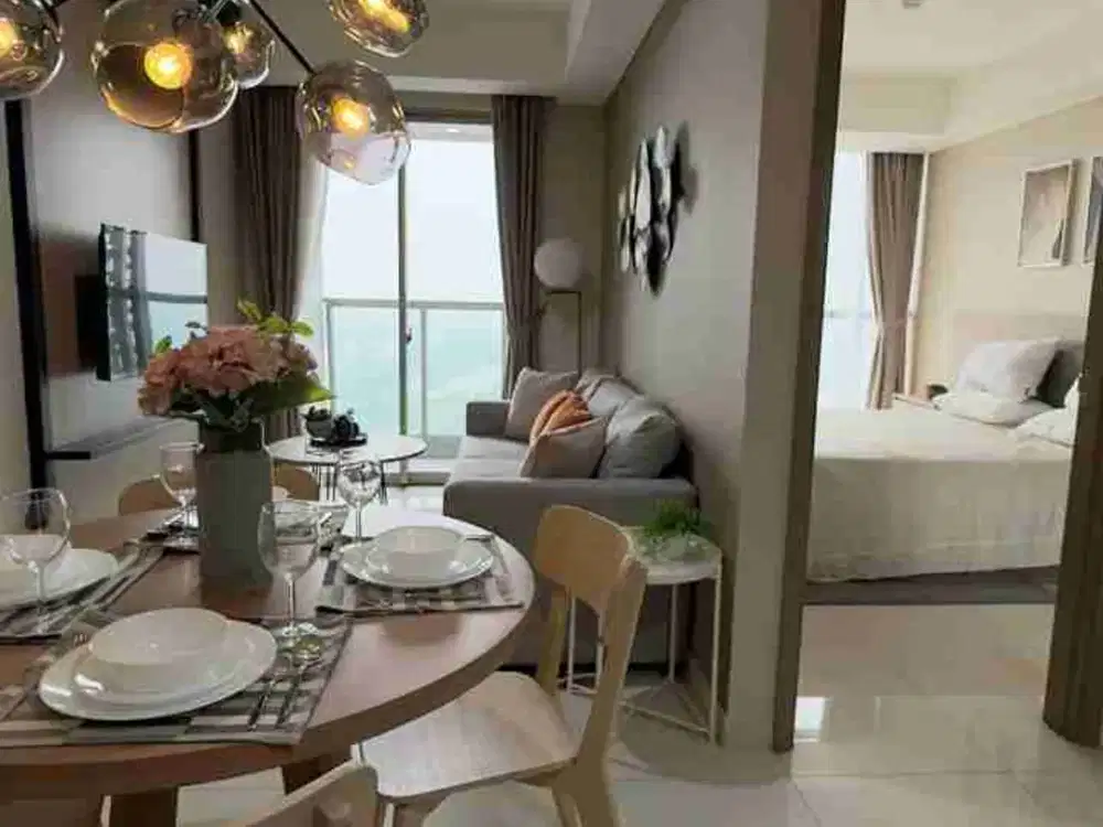 dijual apartemen gold coast luas 44 m2 ( 1 br)