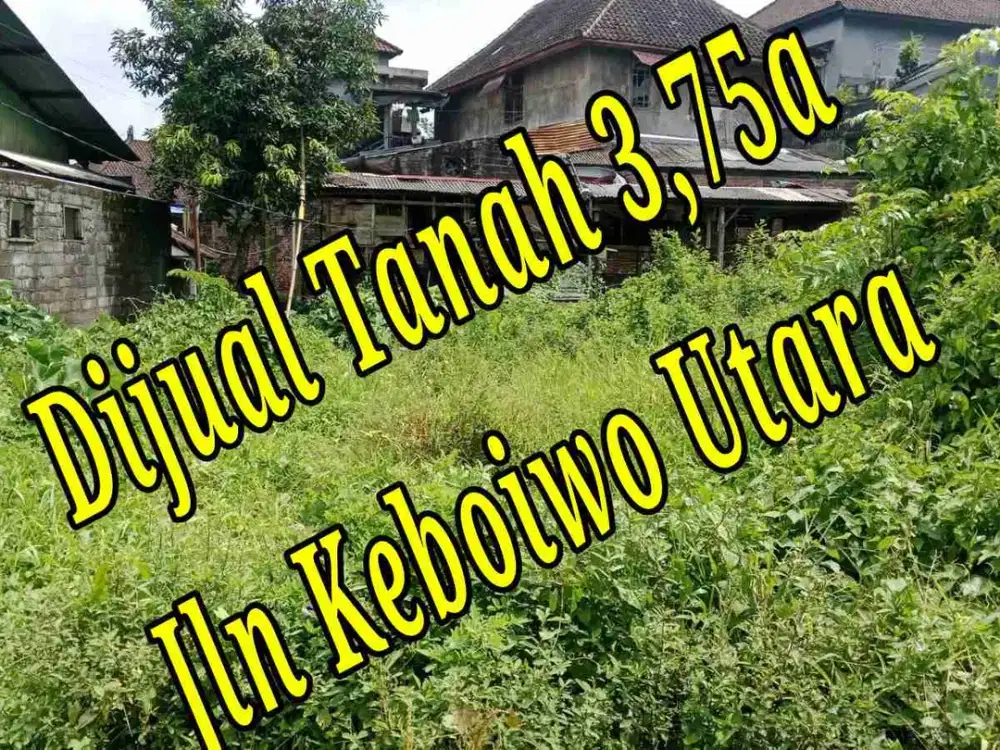 Dijual Tanah 3,75a di Jln Keboiwo Utara Denpasar Bali
