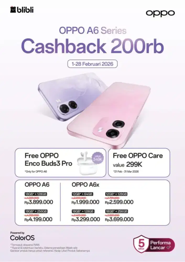 OPPO A6 SERIES - BliBLI GALAXY MALL 2