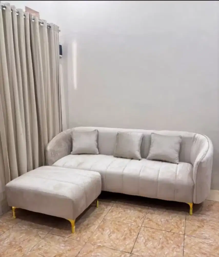 Sofa minimalis ekstetik/sofa turki/sofa modern kekinian/kursi tamu