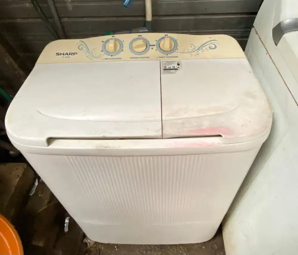 !!MESIN CUCI SHARP 2 TABUNG - SECOND (siap pakai)!!