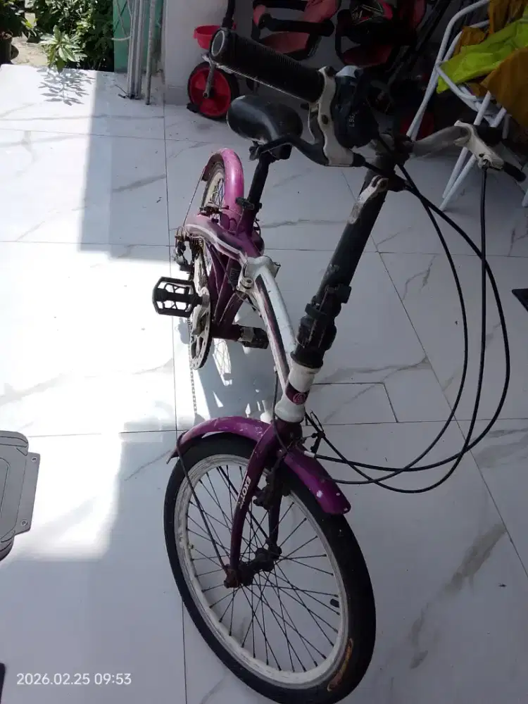 Dijual sepeda lipat merk exotic