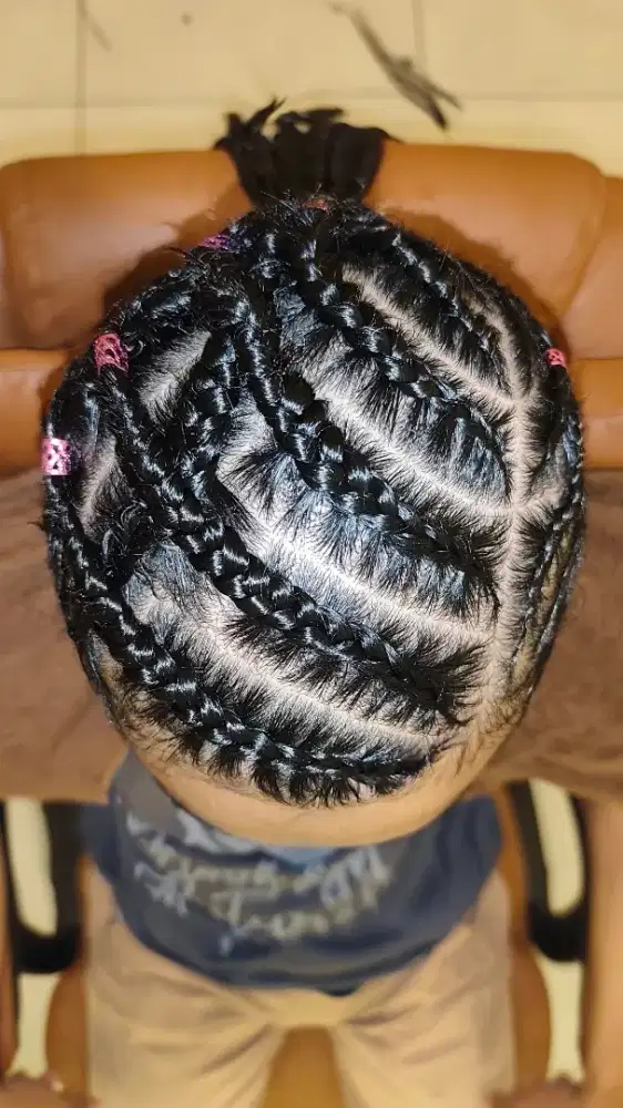 Jasa Kepang CORNROW BOX BRAIDS Salon Barbershop Semarang
