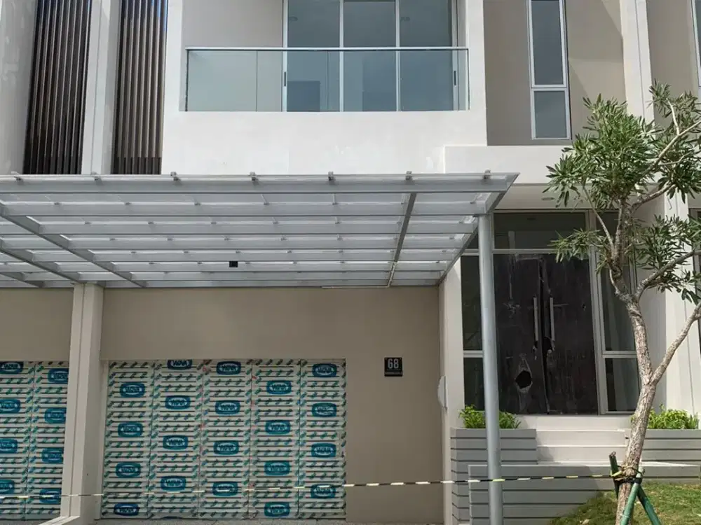 DISEWAKAN RUMAH PIK 2 CLUSTER MANHATTAN UK 8X25 (2.5 LANTAI) 3+1 KT TERMURAH BISA SURVEY