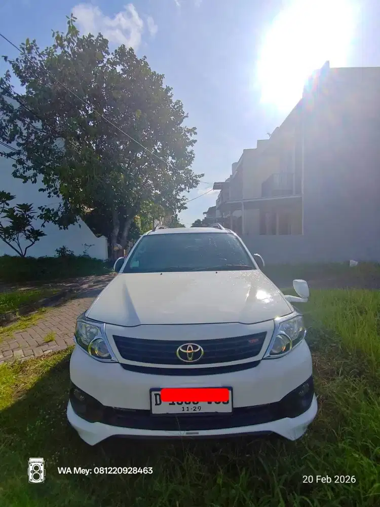 Toyota Fortuner TRD 2014 AT Mulus Jarang Dipakai Bandung