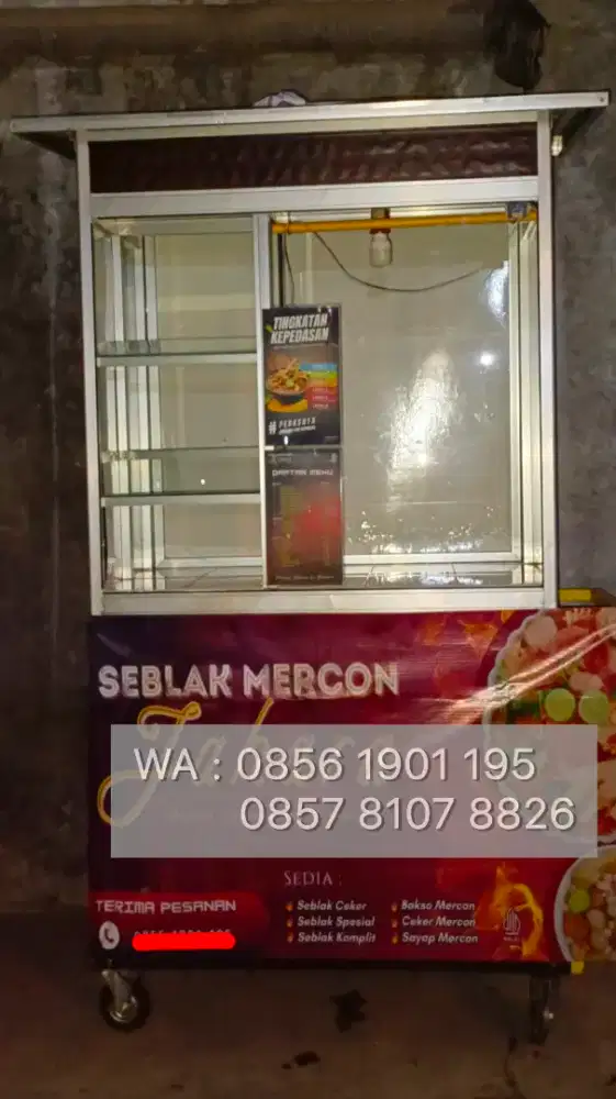 GEROBAK STAINLESS JUALAN RODA 4