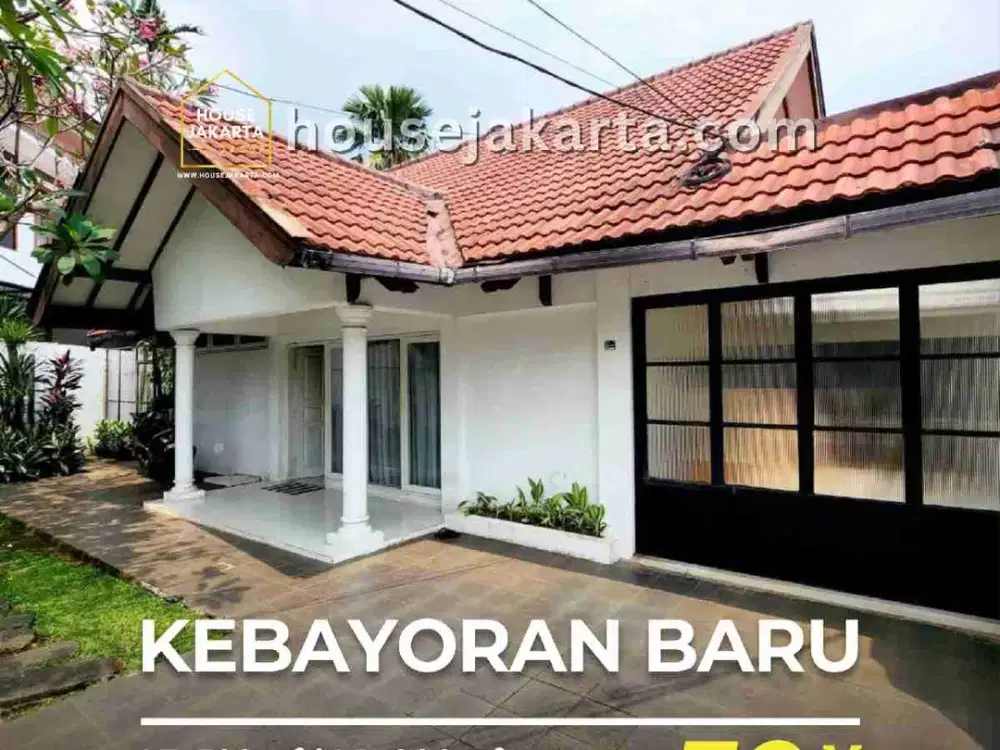 rumah Prime Area Kebayoran Baru tenang & asri
