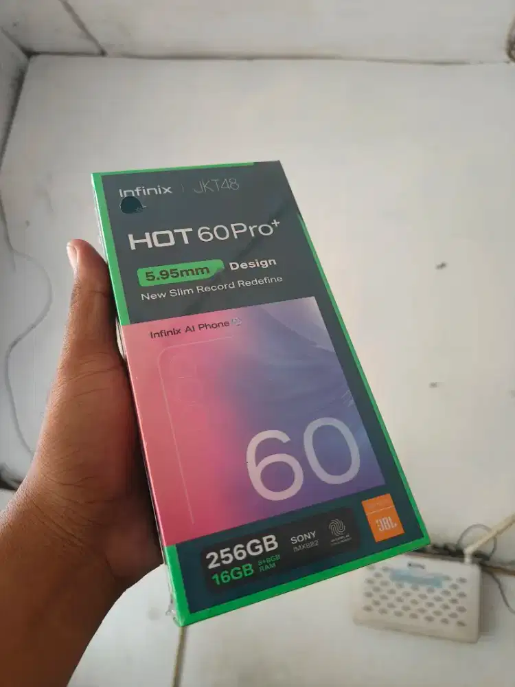 New Infinix hot 60 pro plus ram8/256 garansi resmi 1 tahun