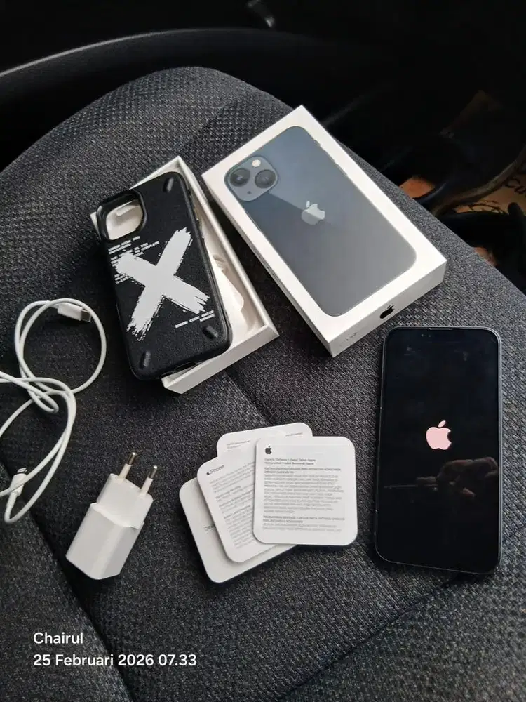 HP Pribadi- iPhone 13 Mini 5G ori iBOX. Lengkap Mulus 99% Dual SIM