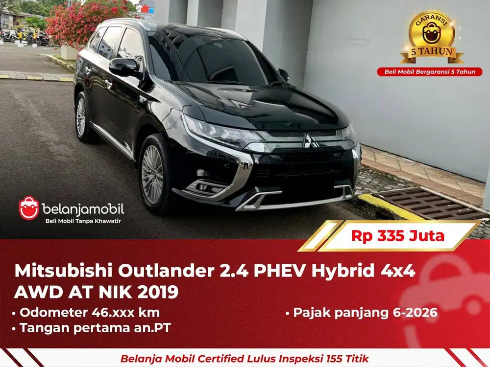 [ 4x4 ] Mitsubishi Outlander 2.4 PHEV Hybrid AWD AT 2019/2020