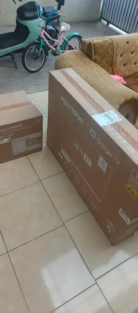 Tv polytron 43inc sounbar bg 9508