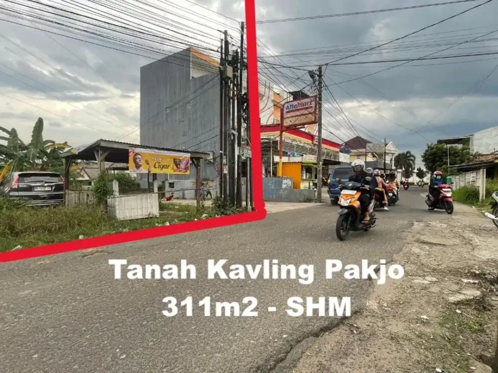 Tanah Strategis Lokasi Pakjo| LT 311 m² | SHM | Harga 1,2milyar