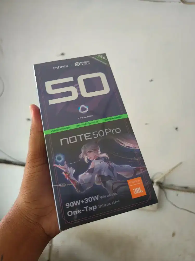 New Infinix note 50 pro ram8/256 garansi resmi 1 tahun