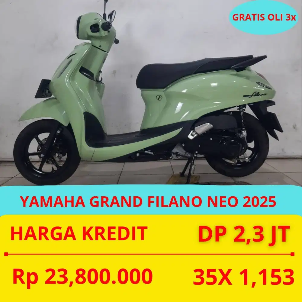 YAMAHA GRAND FILANO NEO 2025 DP 2,3 JUTA