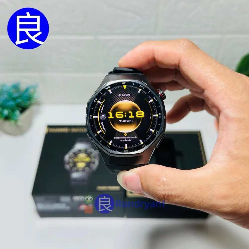 Huawei Watch GT 6 Pro 46mm Black Garansi Resmi Indo Fullset Ori Mulus