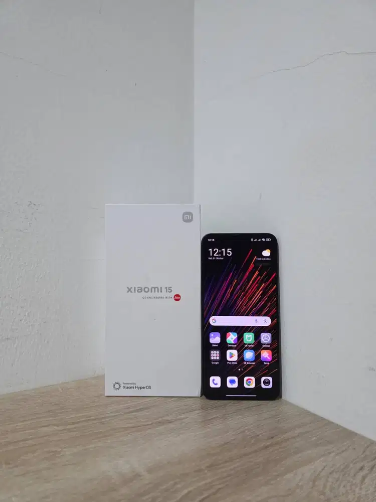 Xiaomi 15 Resmi 12/512 Black Fullset Like New 12GB 512GB Mi Leica