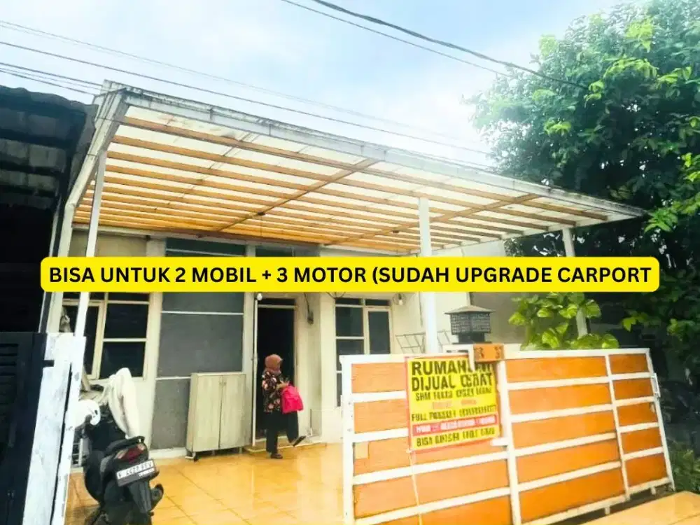 DIJUAL RUMAH BONUS KITCHEN SET FULL+KOMPOR. 5 MENIT DR STASIUN CILEBUT!