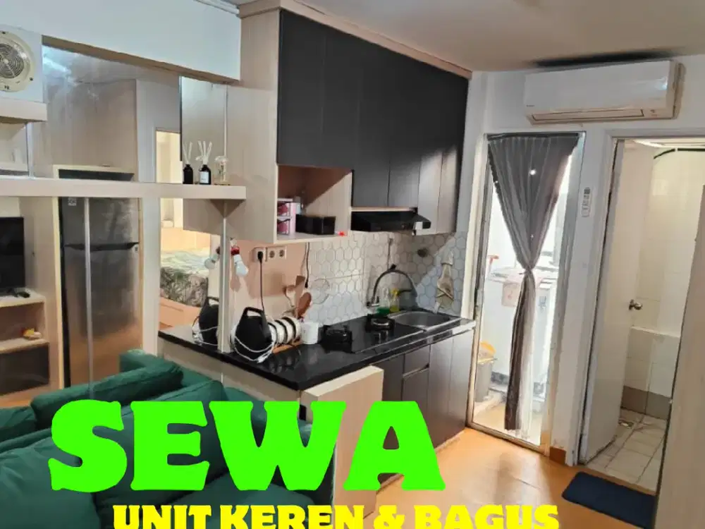 SEWA 2BR FURNISHED KEREN & BAGUS TOWER G APARTEMEN BASSURA CITY