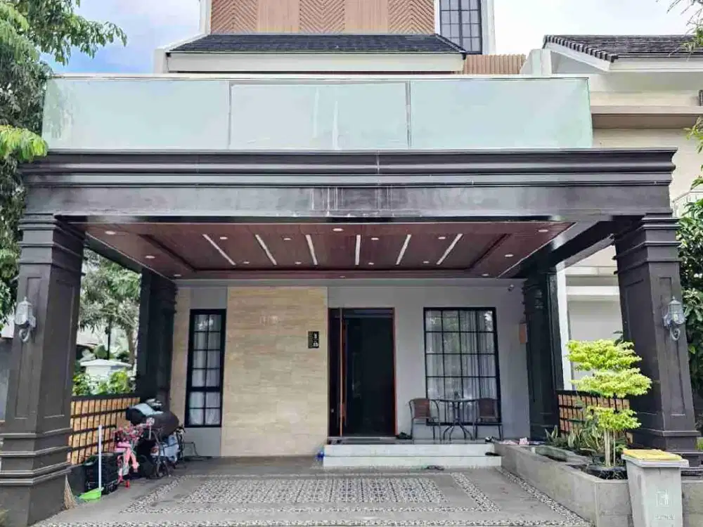 Jual Cepat Rumah Eksklusif Furnish with Swimming Poll Siap Huni, Nego sampai Deal di Lavesh Harapan Indah