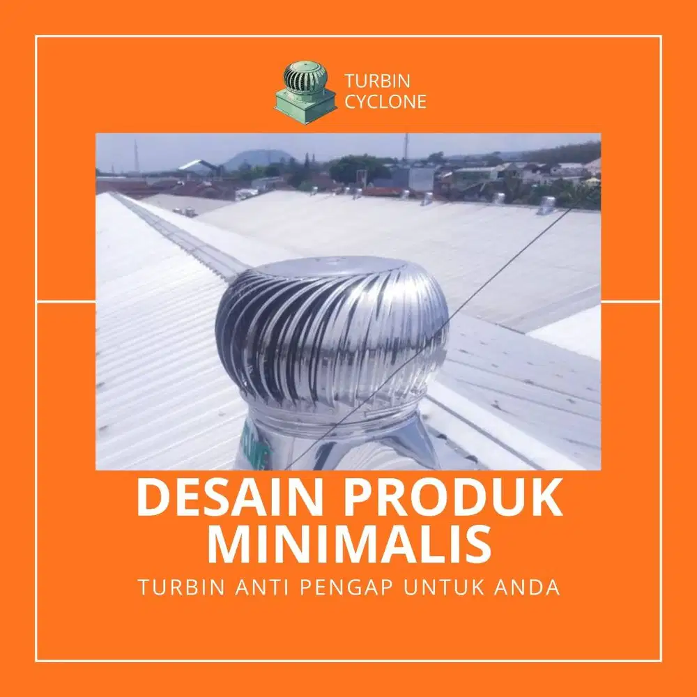 JUAL TURBIN VENTILATOR PASURUAN MERK CYCLONE