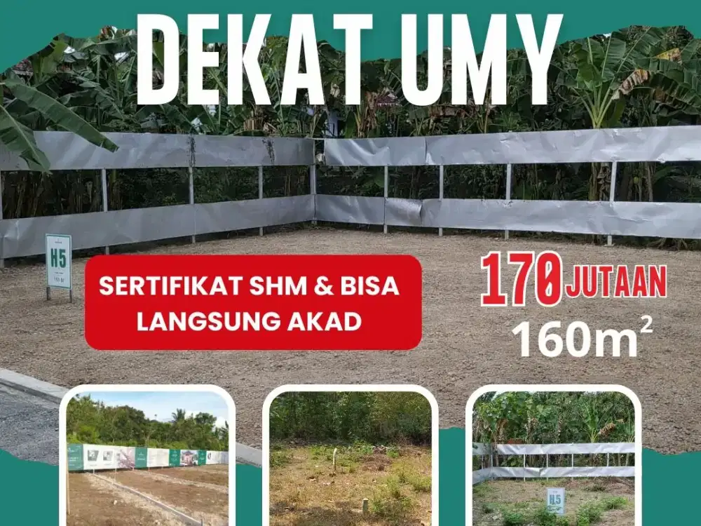 Tanah Bantul Jogja Dekat Lapangan Kasihan Cocok Bangun Rumah