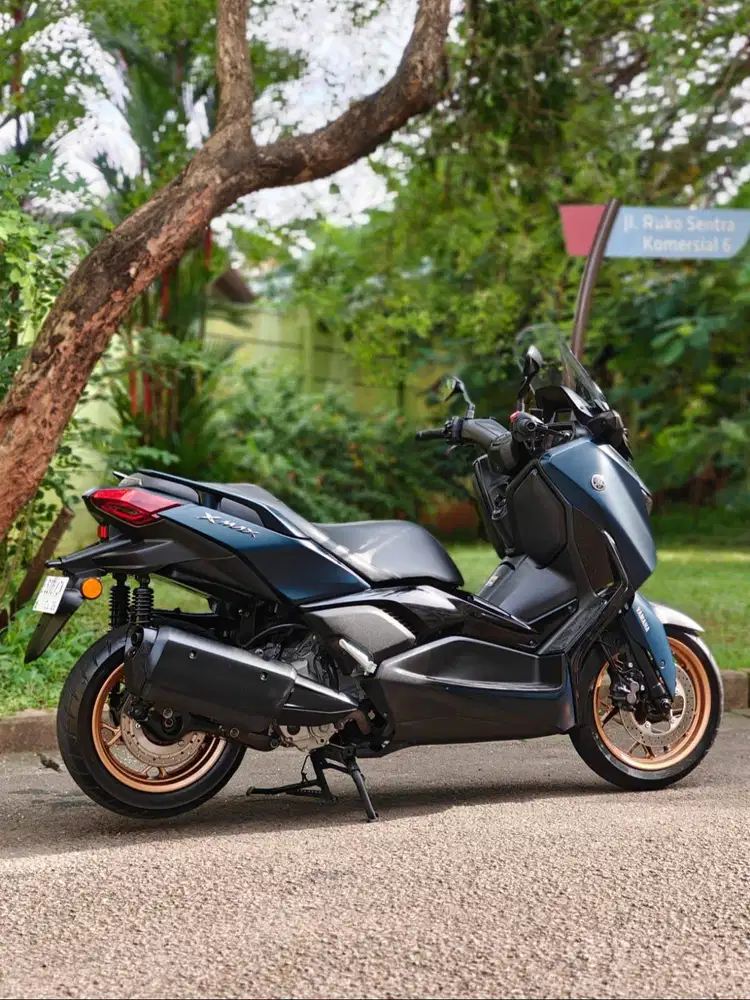 KM 9K AJA! YAMAHA NEW XMAX 250 ABS CONNECTED 2023 HIJAU PAJAK ON MULUS