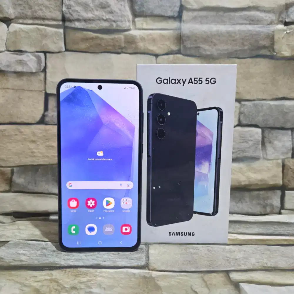 Samsung Galaxy A55 5G 8/256 Navy Fulset segel mulus 98%