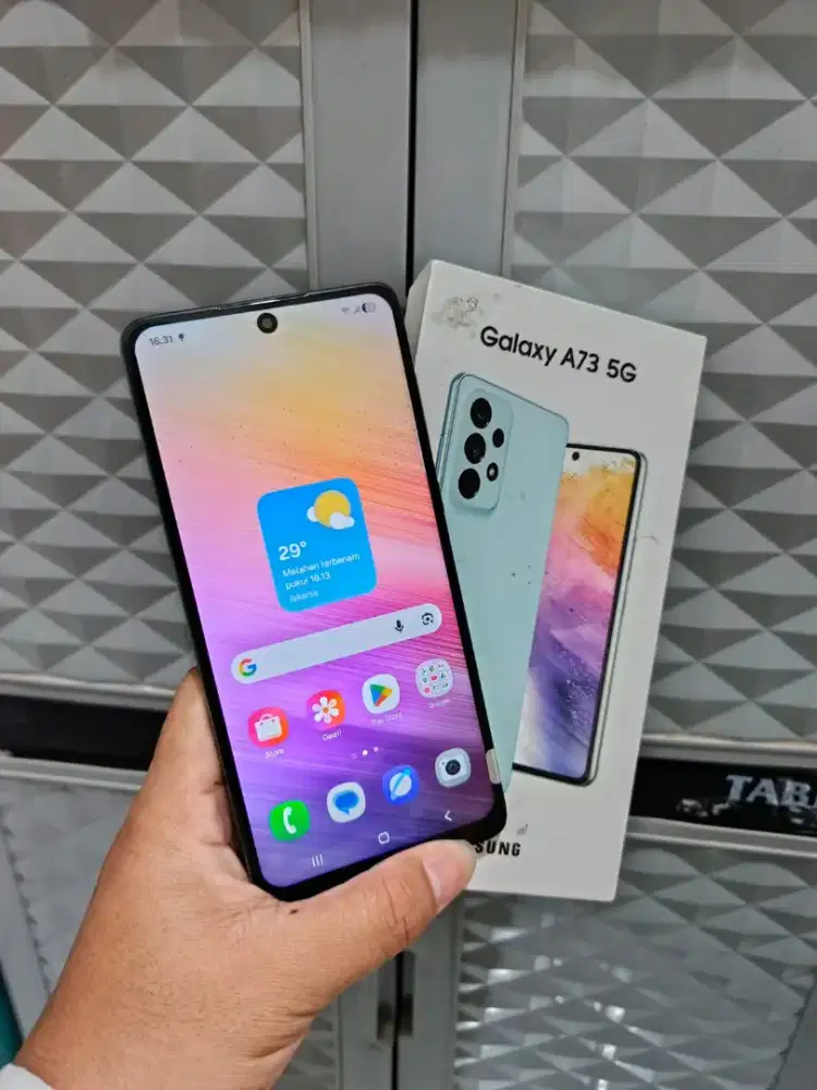 Jual cepat ‎Samsung A73 5G
‎Ram 8/256 GB Resmi Sein